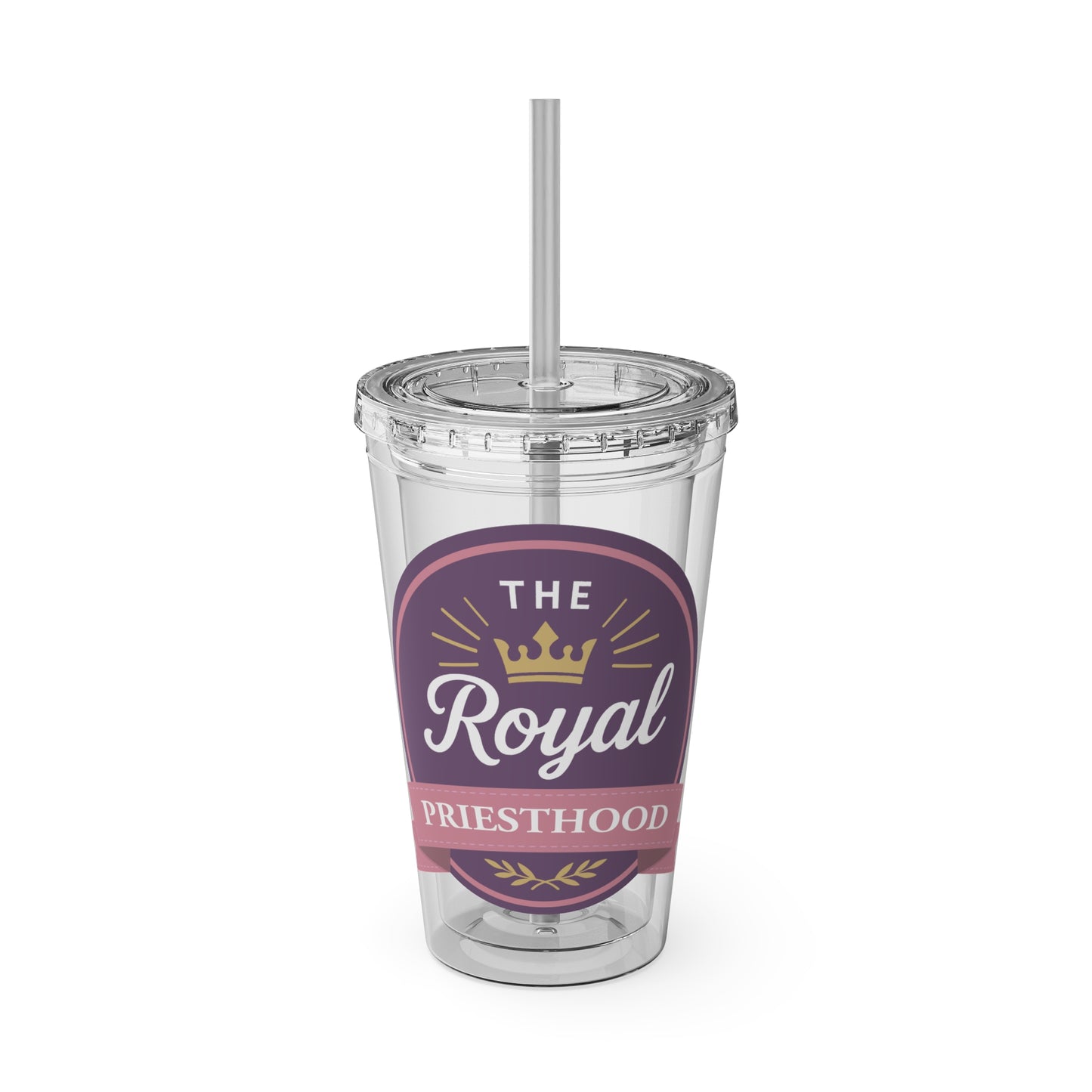 Royal Priesthood Sunsplash Tumbler with Straw