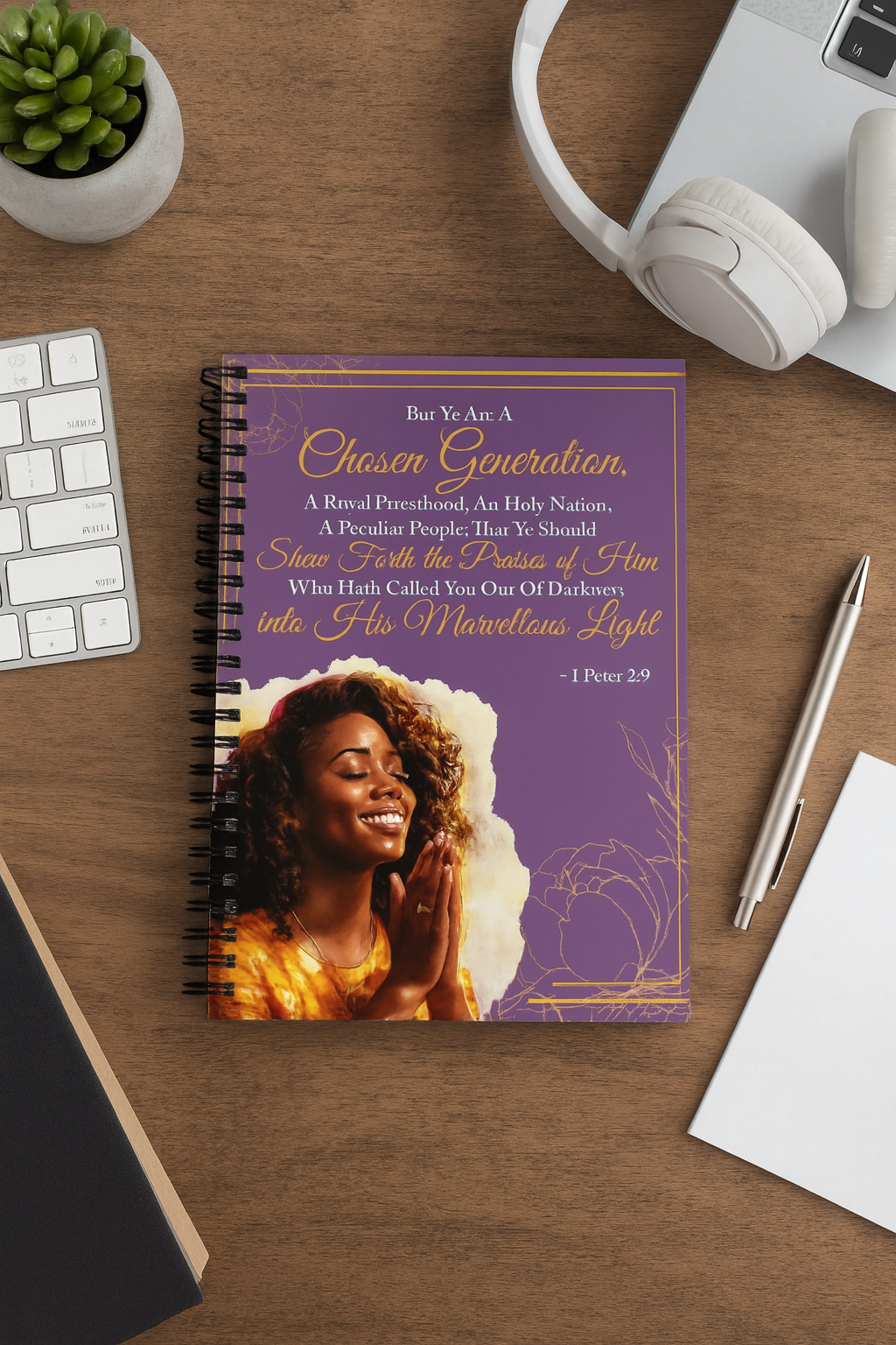 I Peter 2:9 Spiral Notebook - Ruled Line