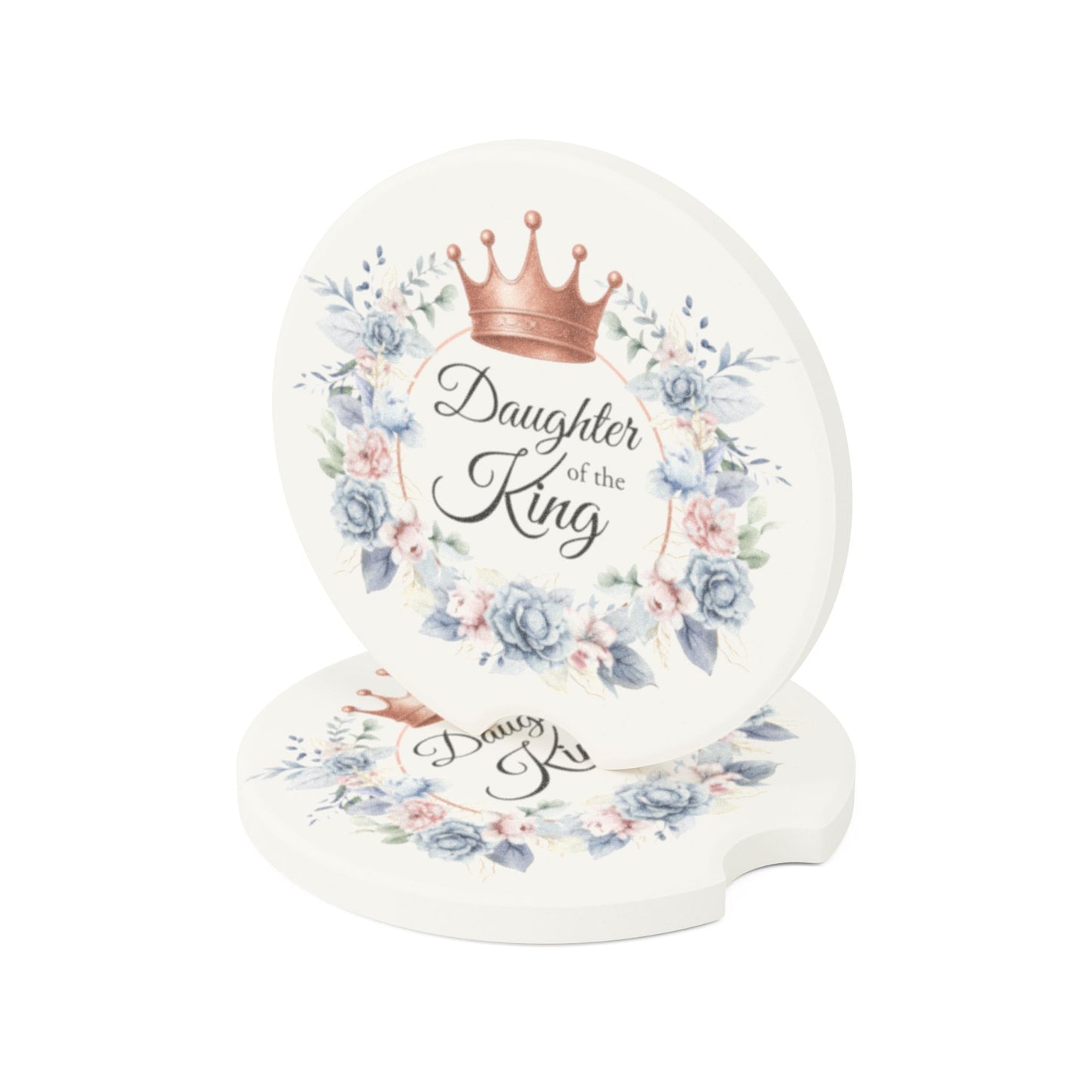 Daughter of the King Soapstone Car Coaster