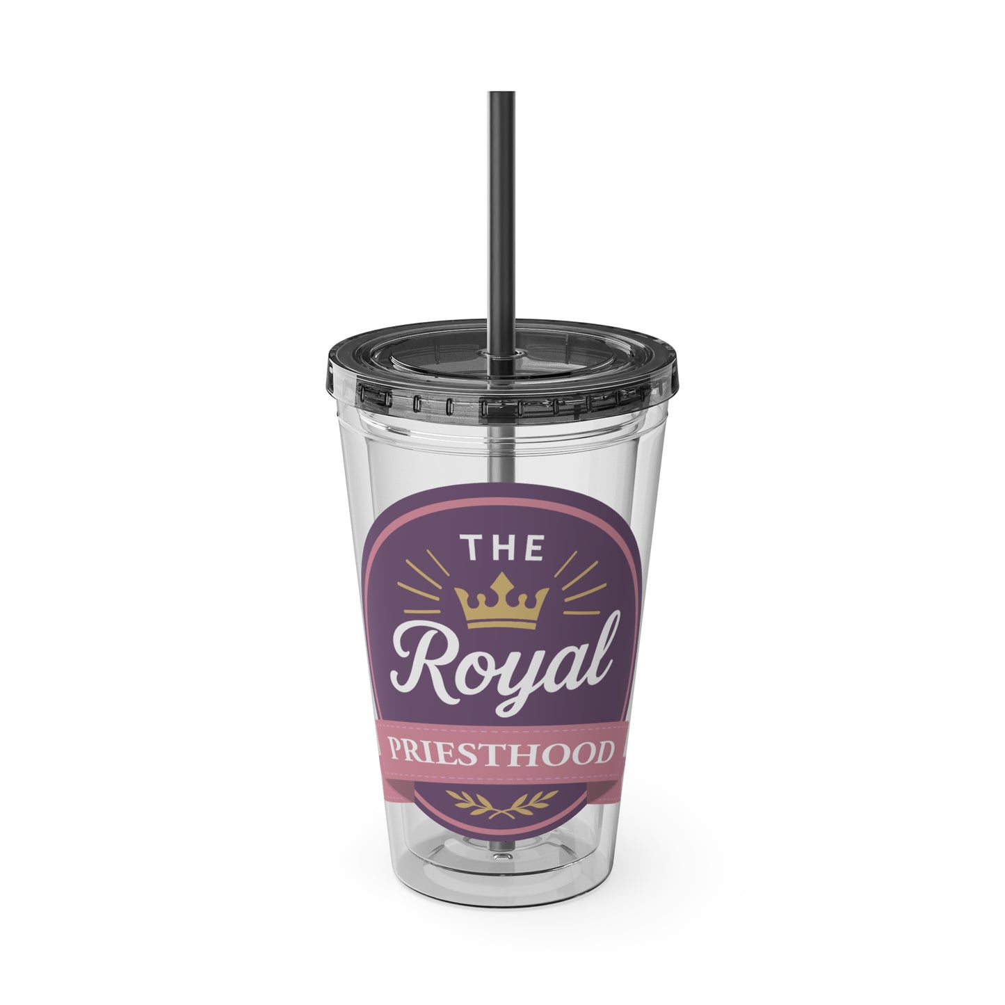 Royal Priesthood Sunsplash Tumbler with Straw