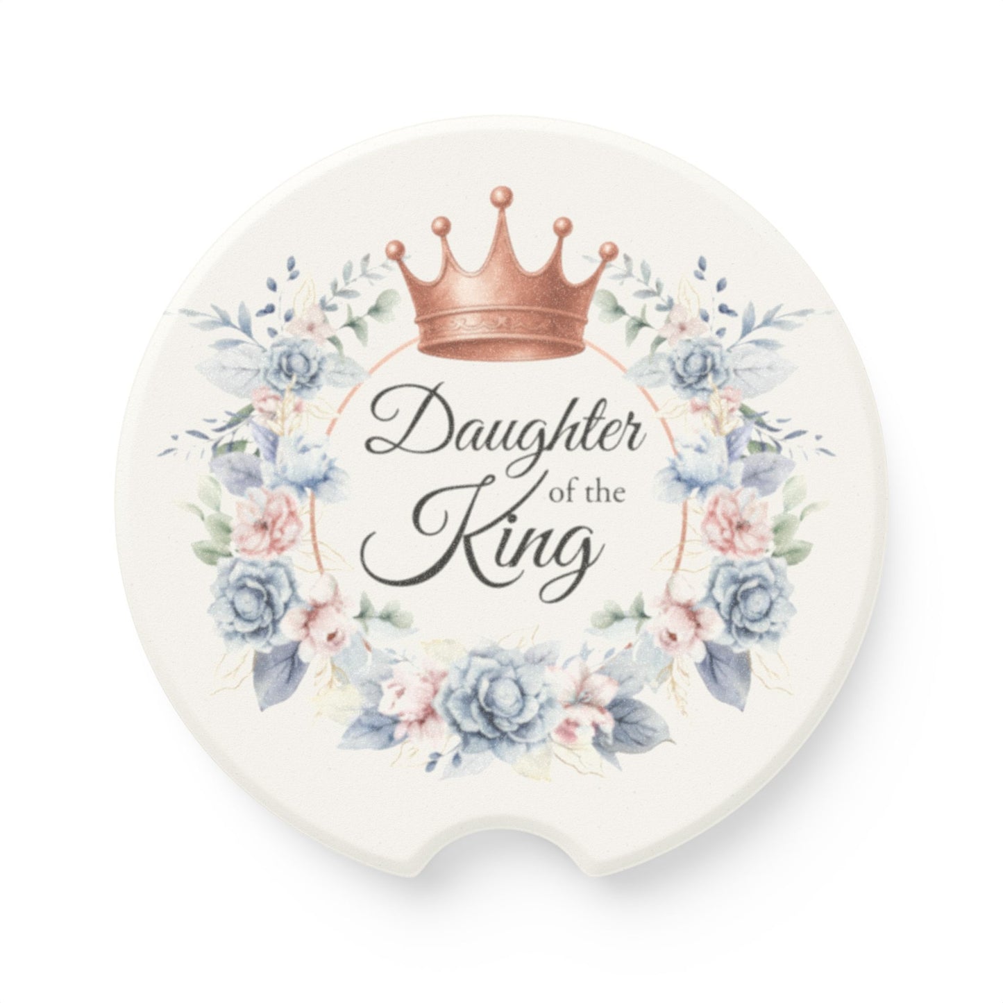 Daughter of the King Soapstone Car Coaster